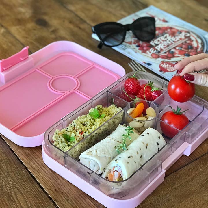 Yumbox - Wholesale Lunch Bag/Box - Kids - Leakproof Yumbox Tapas Bento Lunch Box - Capri Pink