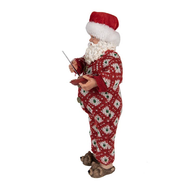 Clayre & Eef - Wholesale Decorative Figurine - 65230 Figurine Santa Claus 28 cm Red Textile on Plastic1