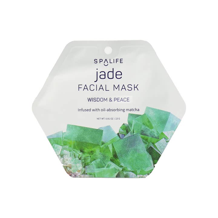My Spa Life - Wholesale Skincare Face Mask - Hydrating Jade Inspired Facial Mask With Matcha