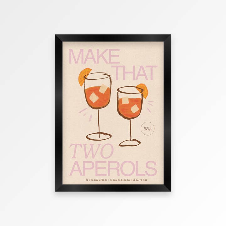 Proper Good - Vente Affiche d'art - Impression Aperol5