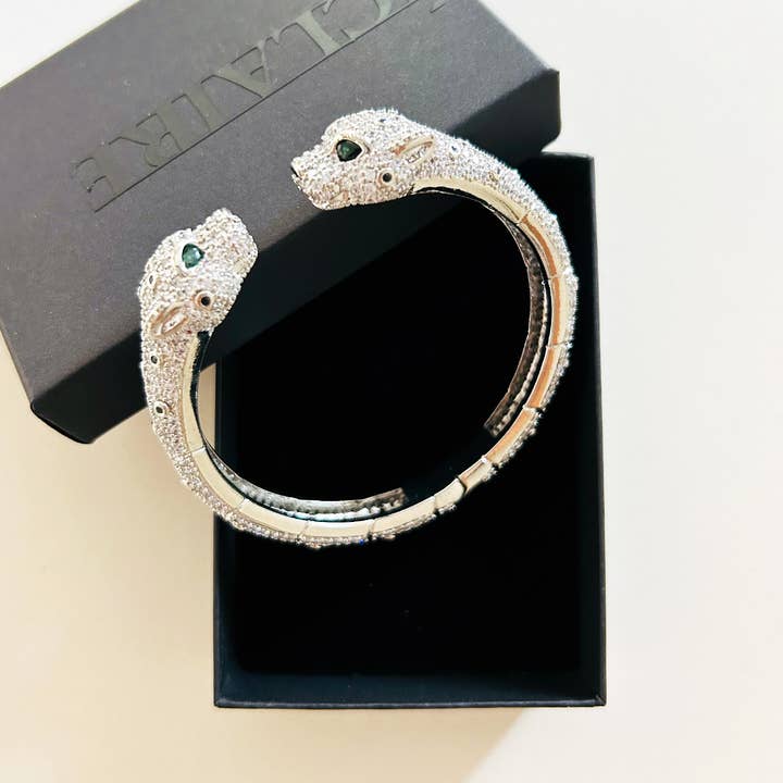 TWO LEOPARDS BRACELET for wholesale by ÉCLAIRE