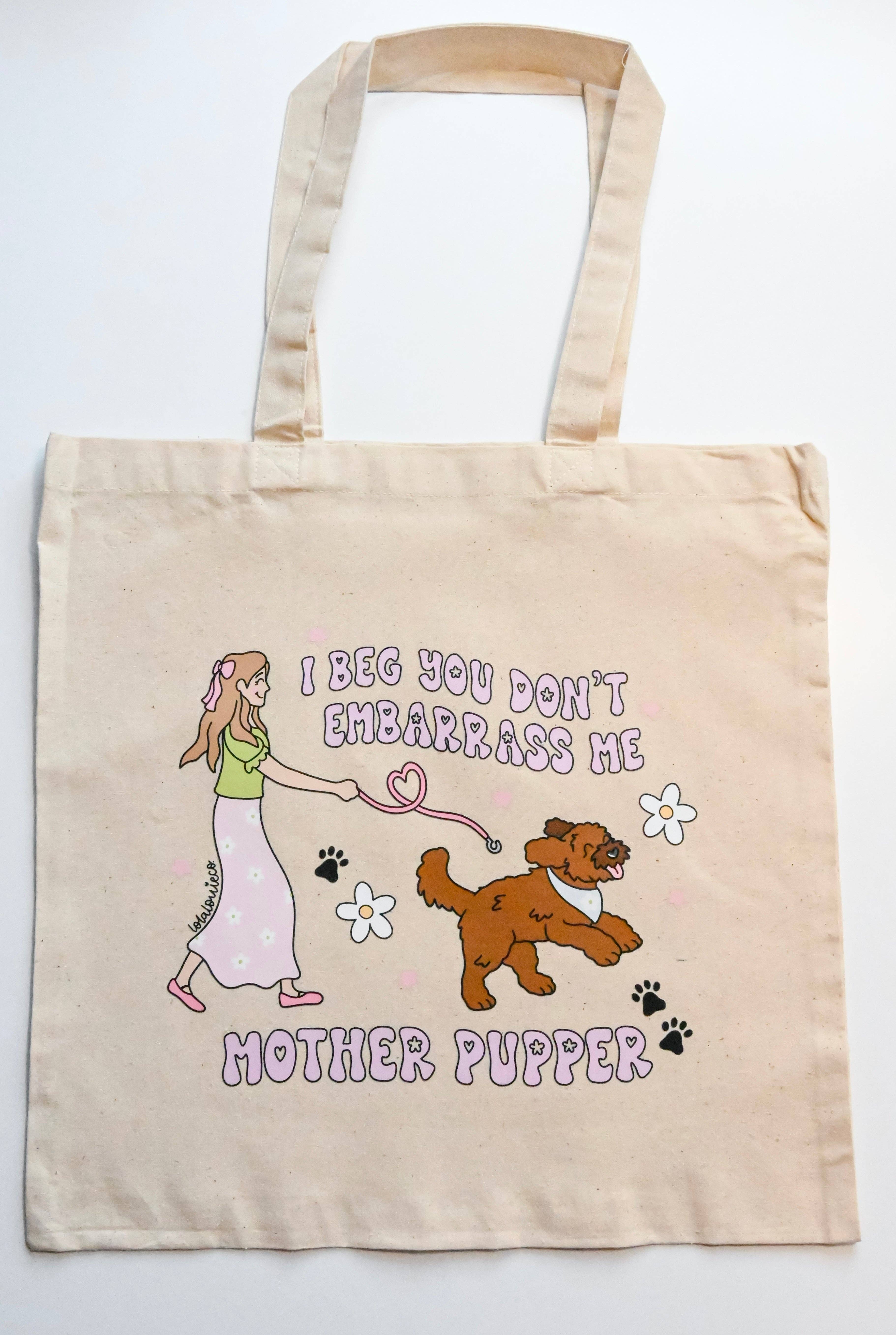 Lola & Louie co. – wholesale Bärkasse - Dam – Jag ber dig inte skämma mig mamma bröst tote0