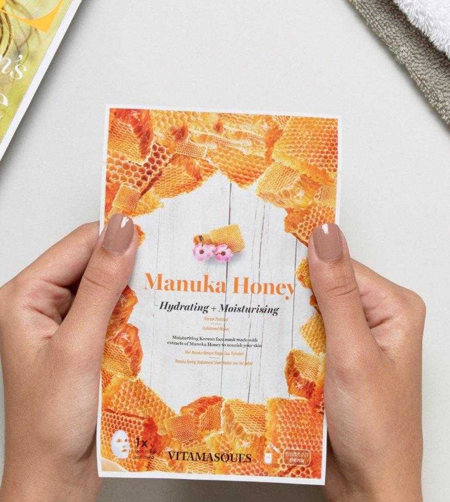 Vitamasques US – wholesale Skincare face mask – Manuka Honey Sheet Mask2