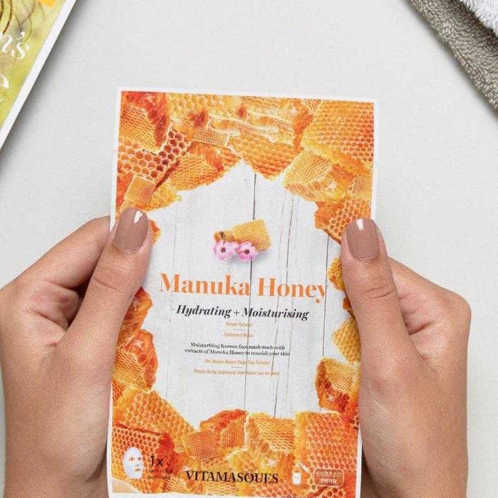 Vitamasques US – wholesale Skincare face mask – Manuka Honey Sheet Mask2
