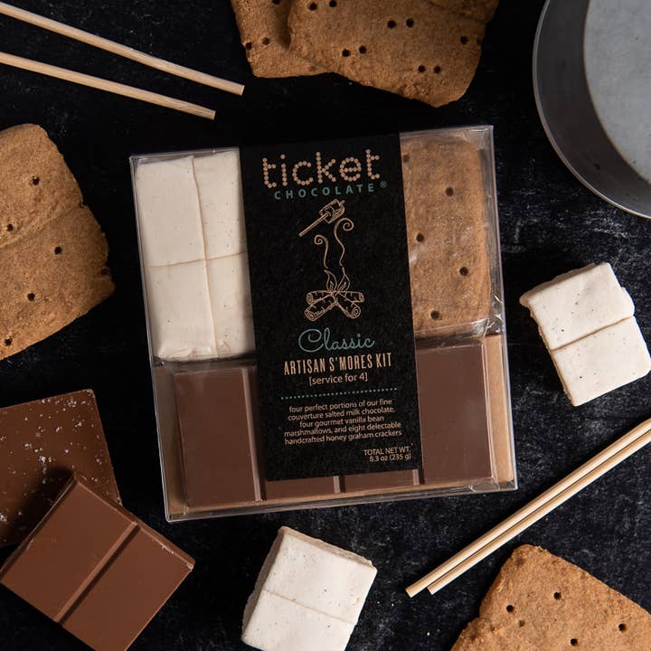 Ticket Chocolate - Wholesale Chocolate Covered Sweets - Artisan S'mores Kits