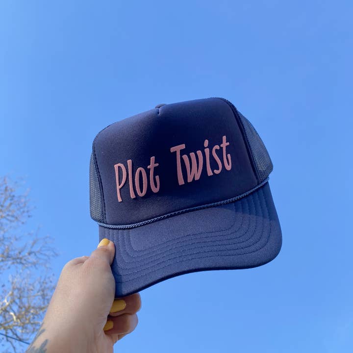 Plot Twist Trucker Hat for wholesale by Wildflower + Co.