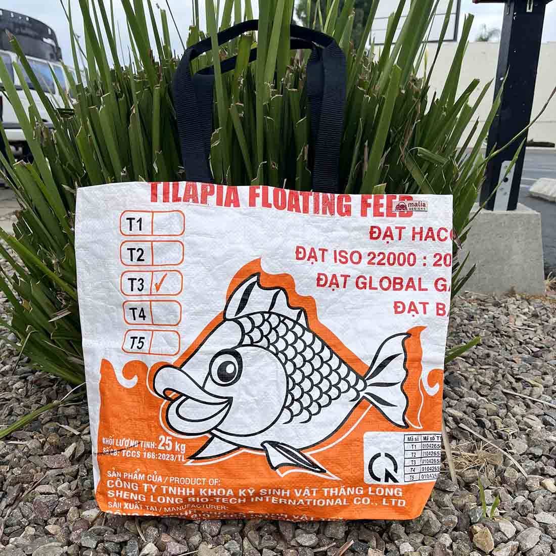 Malia Designs - Wholesale Grocery/Shopping Bag - Fun Fish Recycled Shopping Tote - Great Beach Bag - Eco Tote4