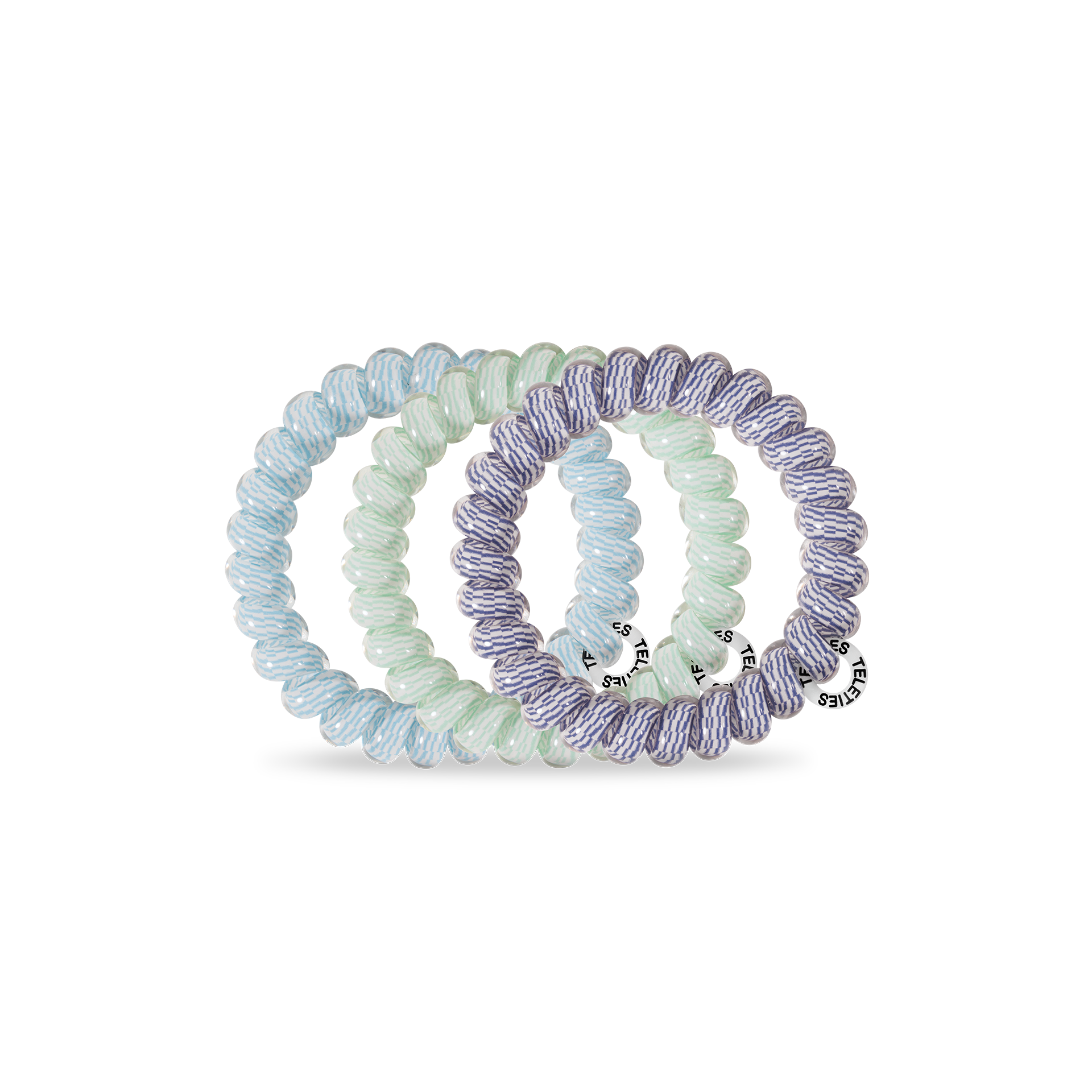 TELETIES – wholesale Hårsnoddar – Dam – Spiral Hårspiral | Stor | Helt Turkos1