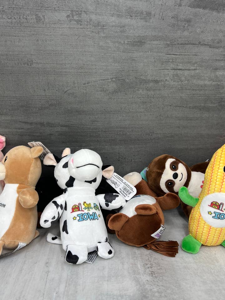 Squishy Plush Toys for wholesale by Heart of Iowa Market Place
