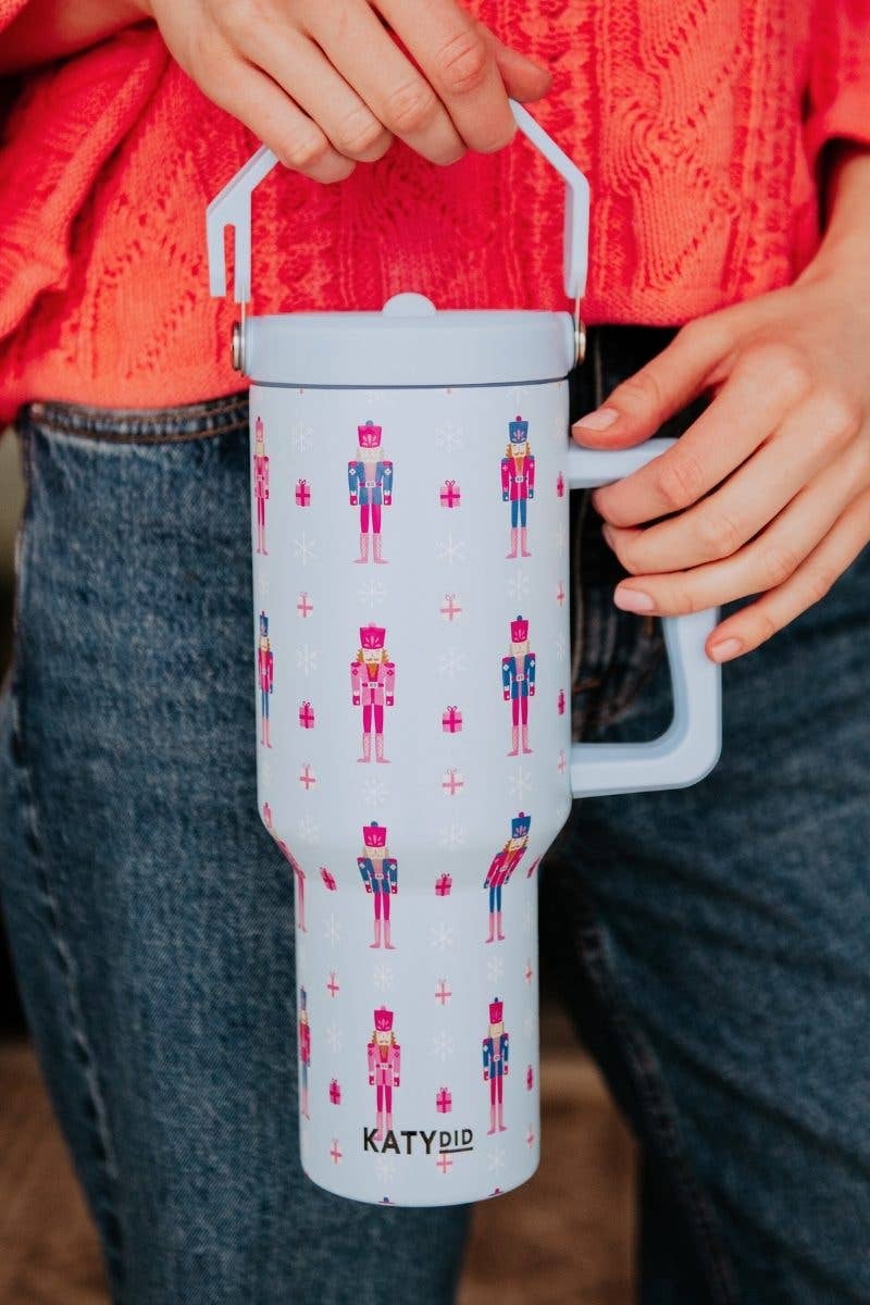 Lyseblå Nøddeknækker Lyseblå Jule Engros Tumbler Kop for engroshandel på Faire3