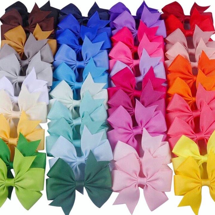 Rylee Faith Designs – wholesale Hair bow – Kids – Single 3" Pinwheel Bows1
