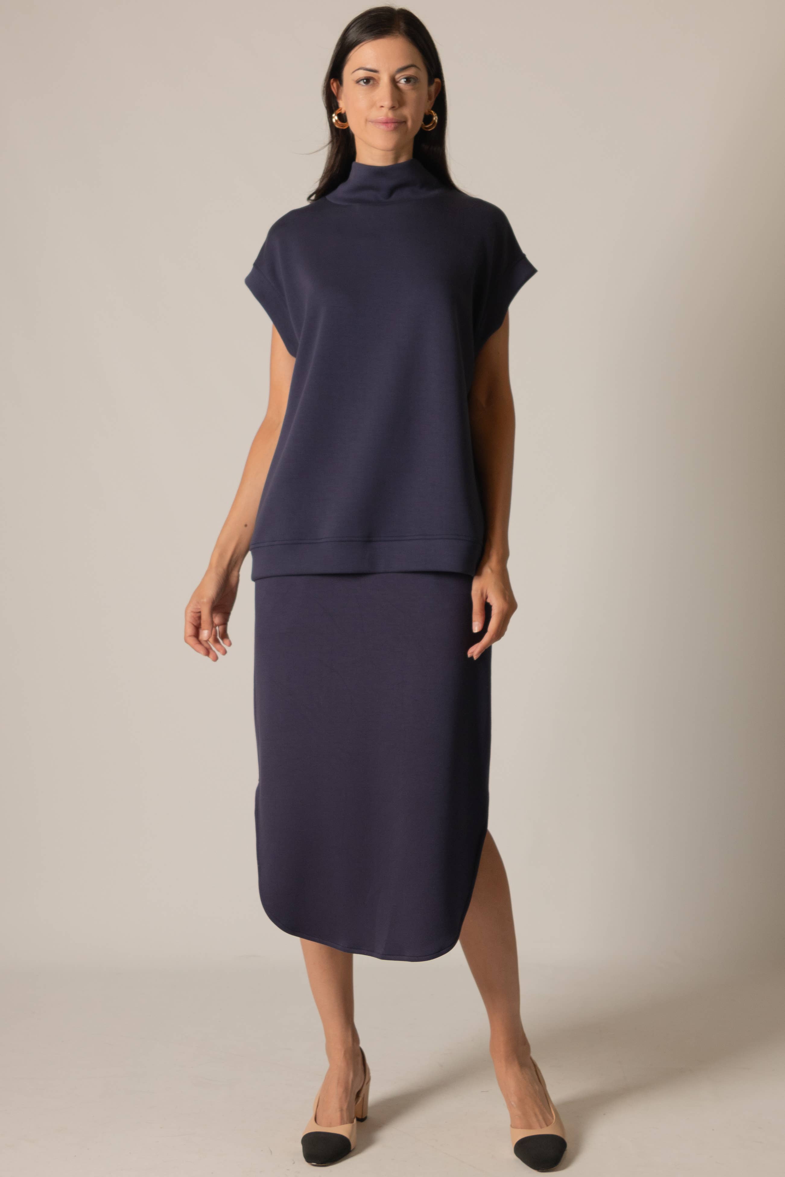 P. CILL - Vendita all'ingrosso Gonna - Donna - Gonna midi in modal Butter P. CILL34