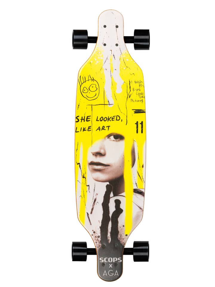 SCOPS Longboard Face of Art for wholesale by SCOPS
