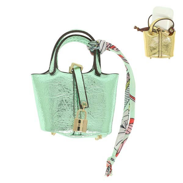 anbfashion - Wholesale Keychain - Unisex - Mini Leather Purse Earbud Case KBAG12474