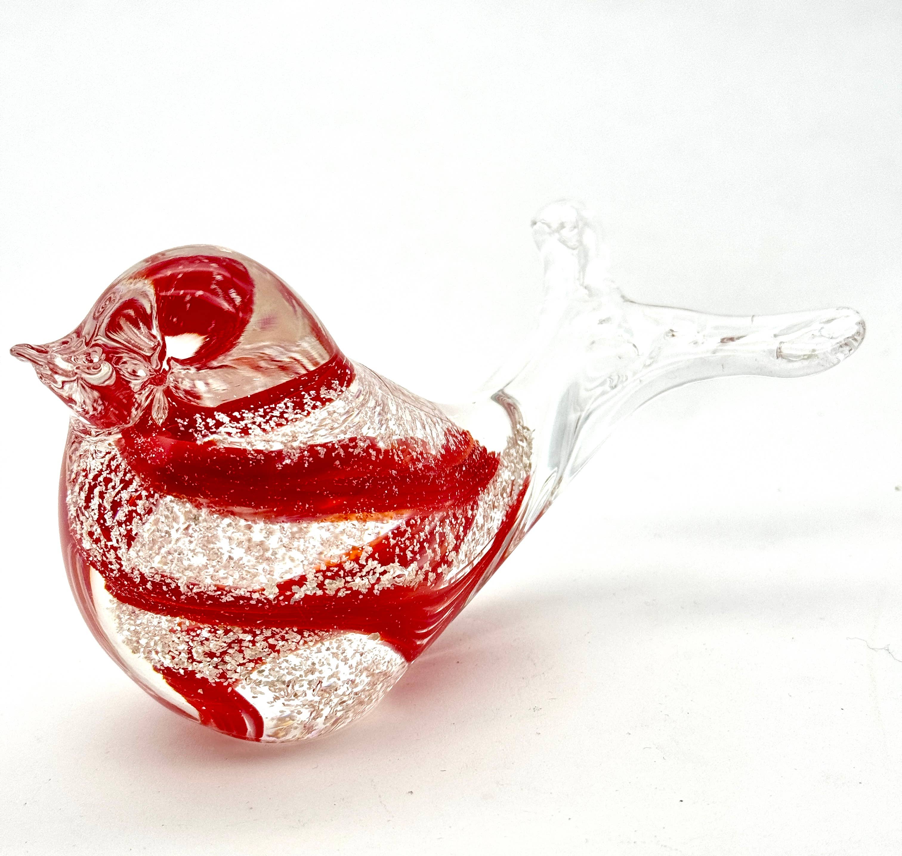 Alice Sturzinger LLC - Venta al por mayor Figura decorativa - Figura de pájaro golondrina de vidrio Murano multicolor soplado a mano2