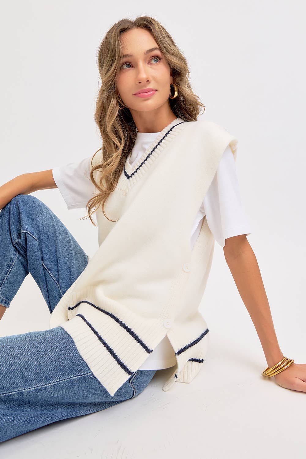 Sweet Lovely by Jen - Wholesale Knit Sweater - Women's - EFFORTLESSLY ESSENTIAL KNIT TOP/VEST13