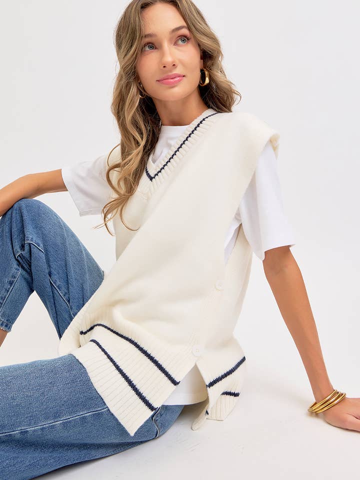 Sweet Lovely by Jen - Wholesale Knit Sweater - Women's - EFFORTLESSLY ESSENTIAL KNIT TOP/VEST13