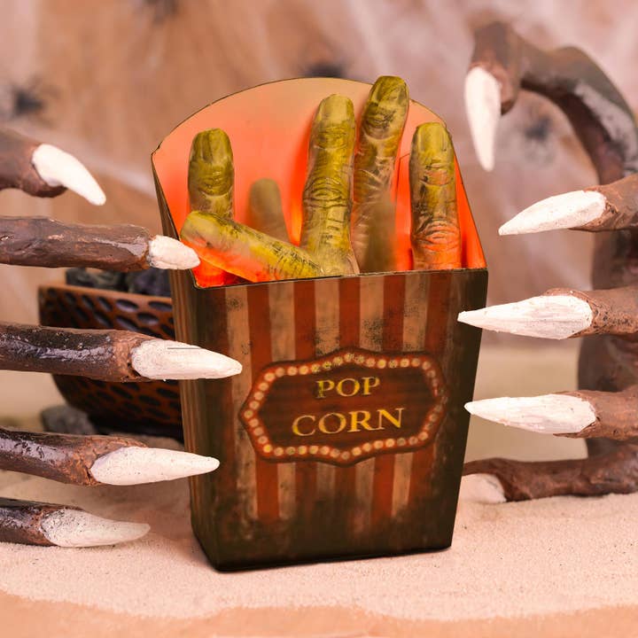 Fun Little Toys - Wholesale Decal - Party Decorations - Halloween Popcorn Bucket Finger Indoor Decorations3