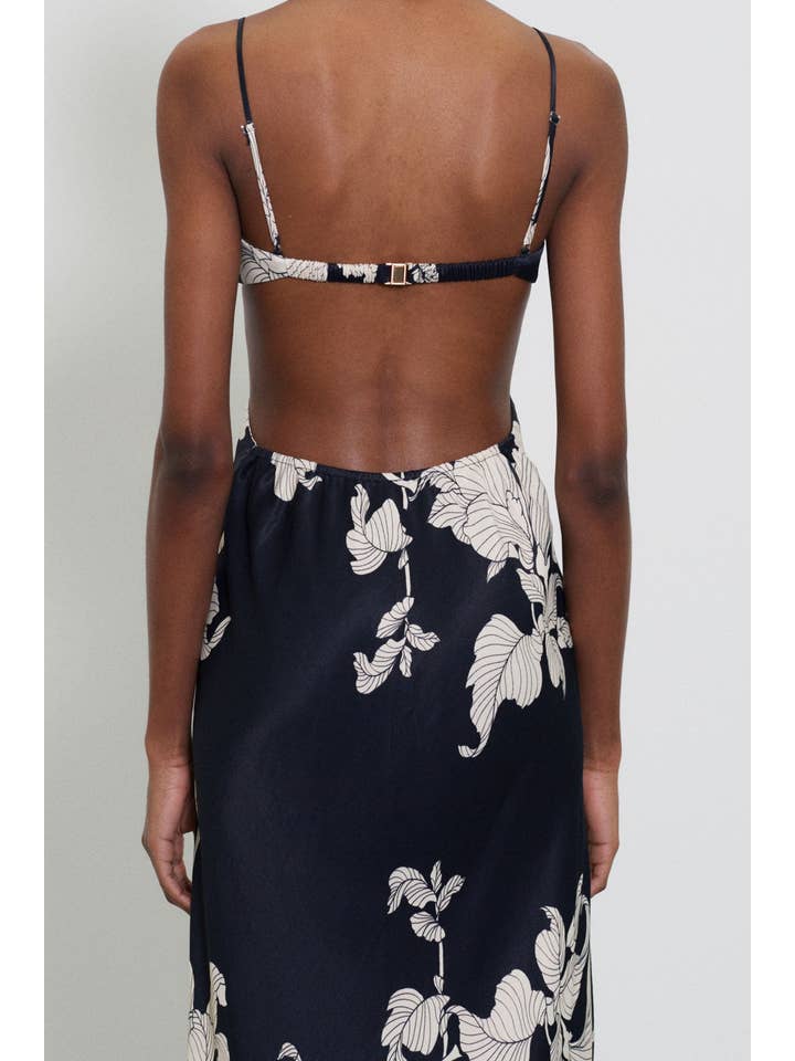 eikō ai – wholesale Dress – Women's – Musk Floral Dress - Black2