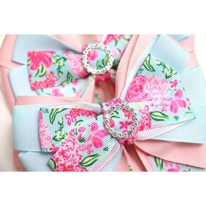 Heads Up Apparel - Wholesale Hair Bow - Women's - Horse Show Bows Floral4