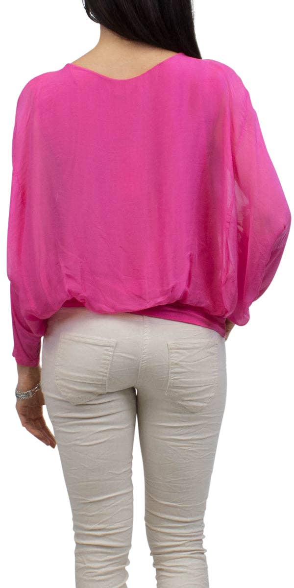 Gigi Moda - Wholesale Blouse - Women's - Sheer Batwing Blouse5