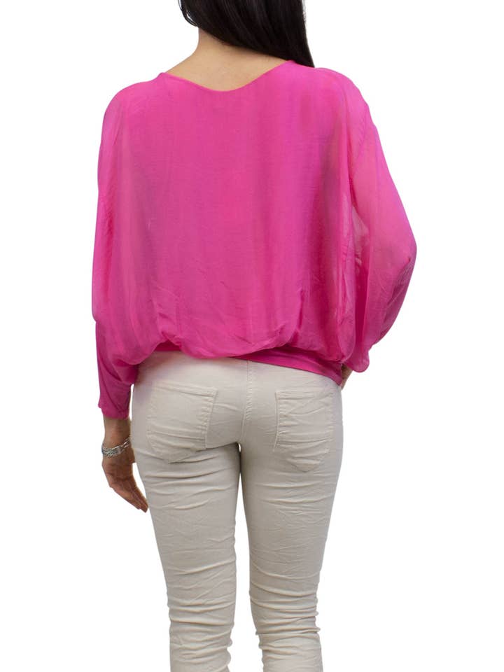 Gigi Moda - Wholesale Blouse - Women's - Sheer Batwing Blouse5