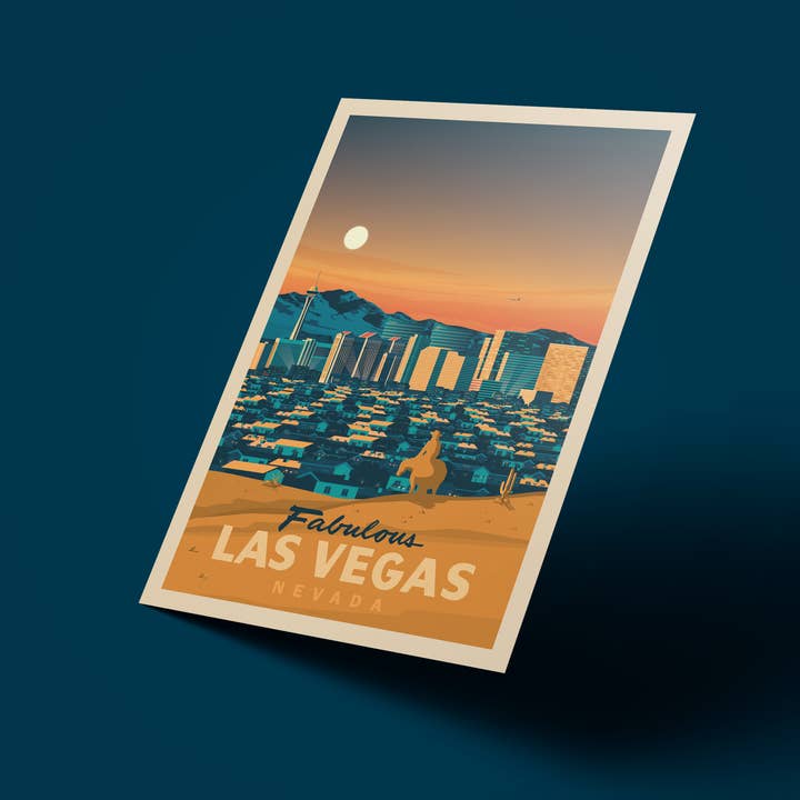 Olahoop Travel Posters - Wholesale Poster - Las Vegas Nevada - USA travel poster4