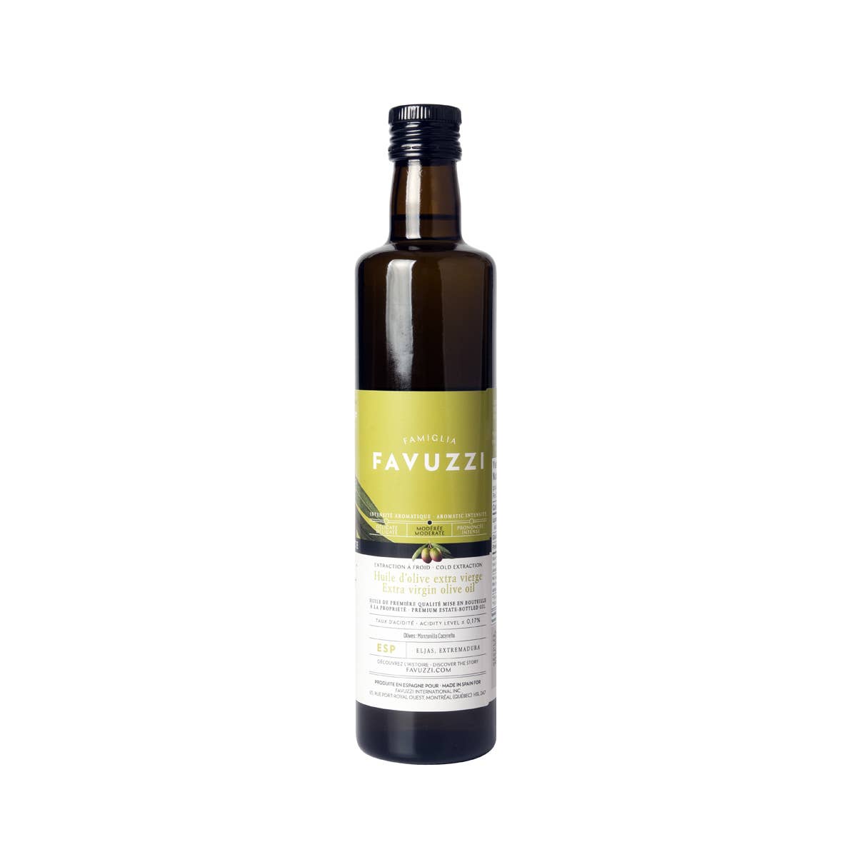 Favuzzi (Canada) - Wholesale Olive Oil - Moderate Intensity Extra-virgin Olive Oil1