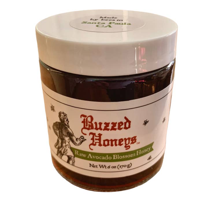Raw Avocado Honey (6 oz) Liquid for wholesale by Buzzed Honeys, Inc.