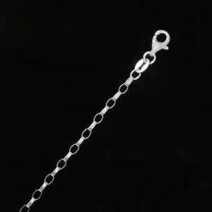 Sterling Silver Oval Rolo Chain for wholesale by Zeppo Merchandisers Inc