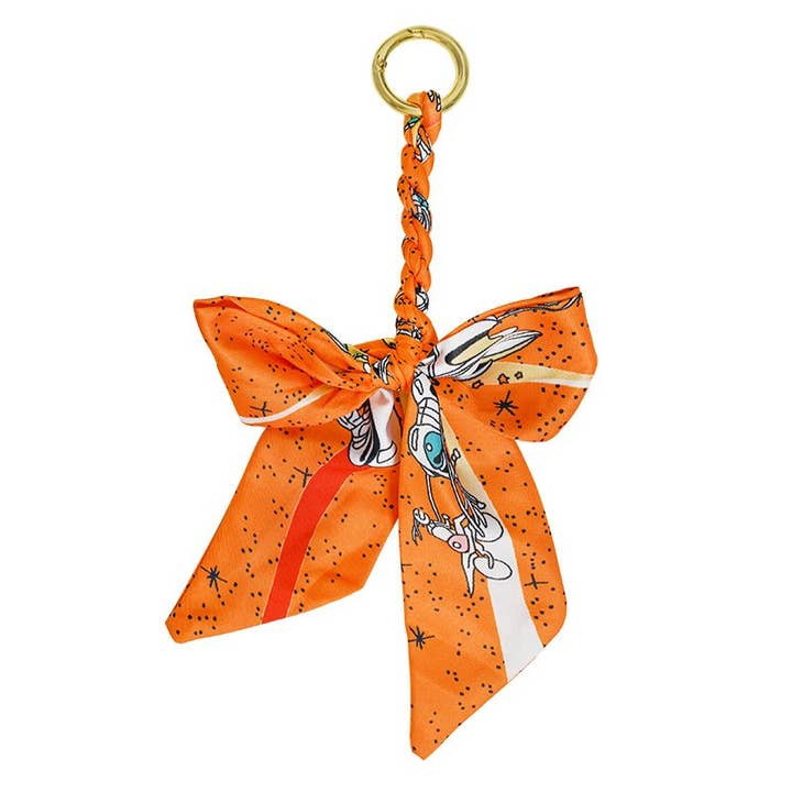 AMORINO SRL – wholesale Nyckelringar - Dam – CHARM VÄSKA NYCKELRING BAND MED ROSETT - MY2444B518