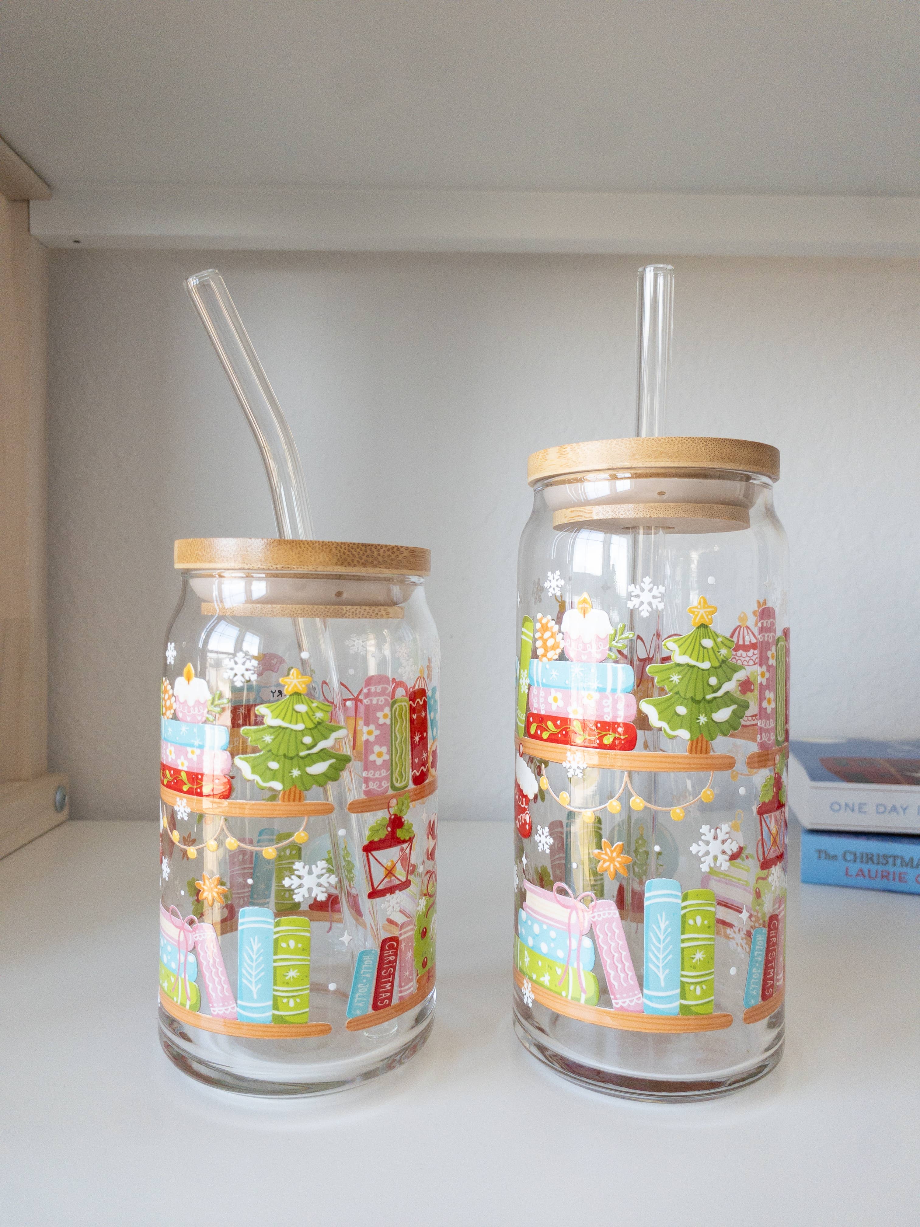 Be Bold Stay Bold – wholesale Drinking glass/cup – Bookish Holiday Glass Cup 5