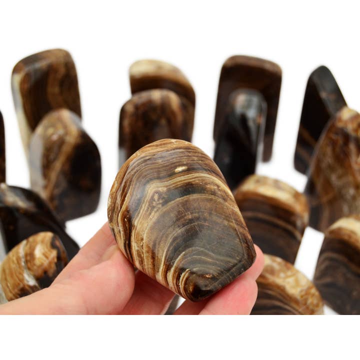 Kaia & Crystals - Wholesale Spiritual Stone/Crystal - Chocolate Calcite Free Form Mineral (100g - 700g)4