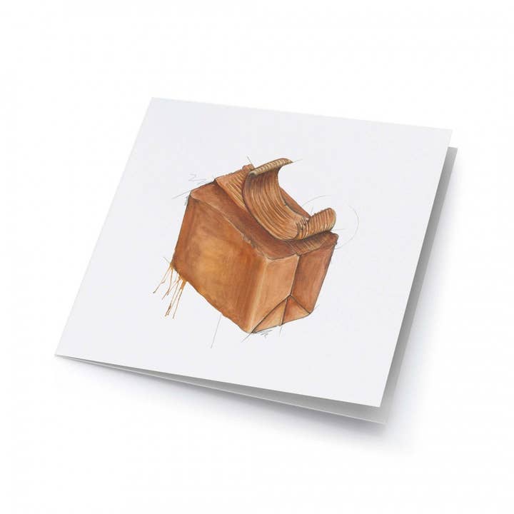 Large Art Cards - Brown Cheese for wholesale by Emmeselle