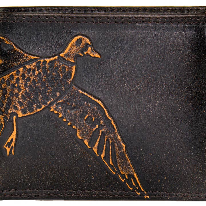 Mallard Burnished Leather Bifold Wallet for wholesale by Zep-Pro