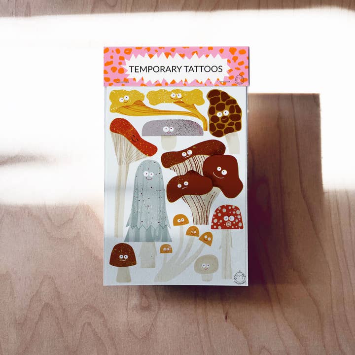 jungwiealt - Wholesale Temporary Tattoo - Kids - Mushrooms Temporary Tattoos DIN A6 1