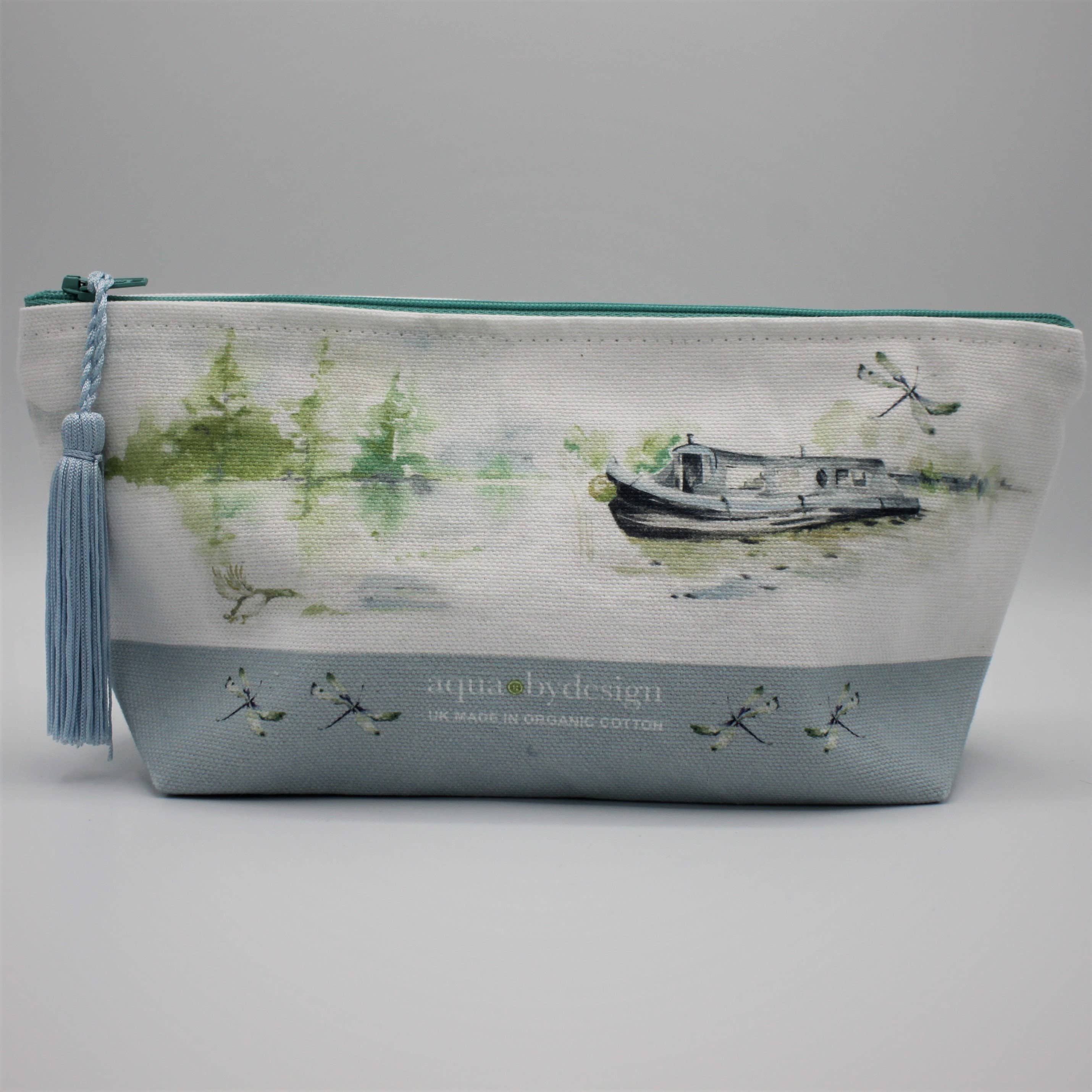 Aqua by Design - Wholesale Makeup/Cosmetic Bag - Cosmetic Bag, Canal Boats & English Countryside design4
