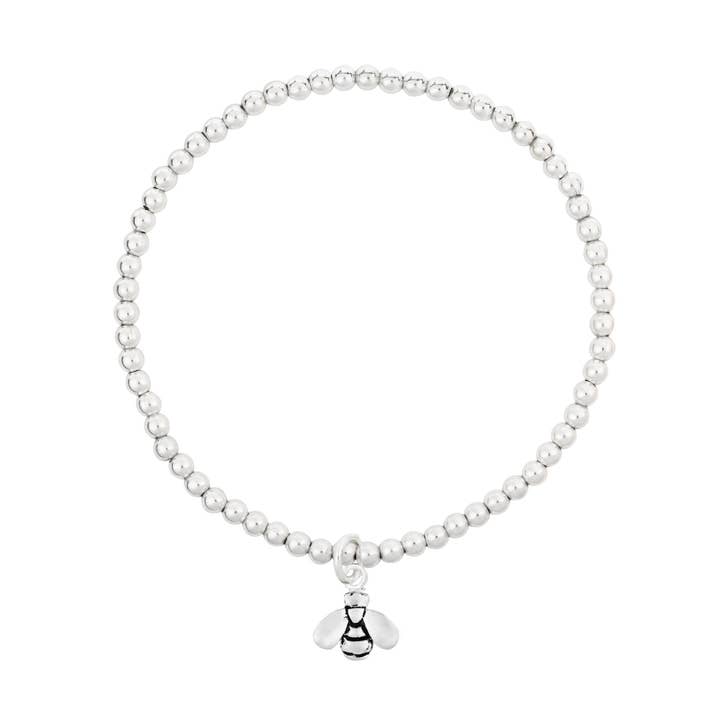 Beautiful Bee Charm Bracelet (USA-DDP) for wholesale by Silver Jewellery Cavern Wholesale