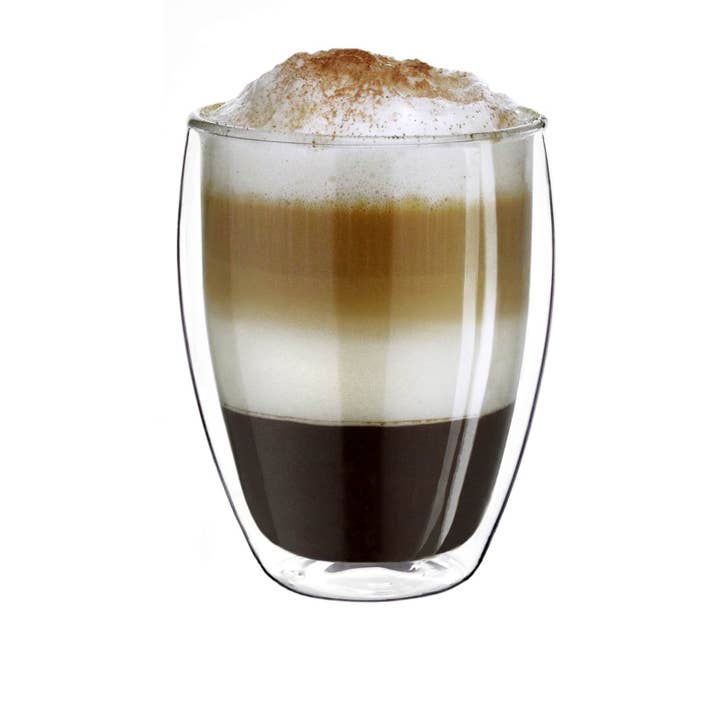 Creano - Wholesale Coffee/Tea Cup - Thermo glass double-walled “high” 400 ml; single1