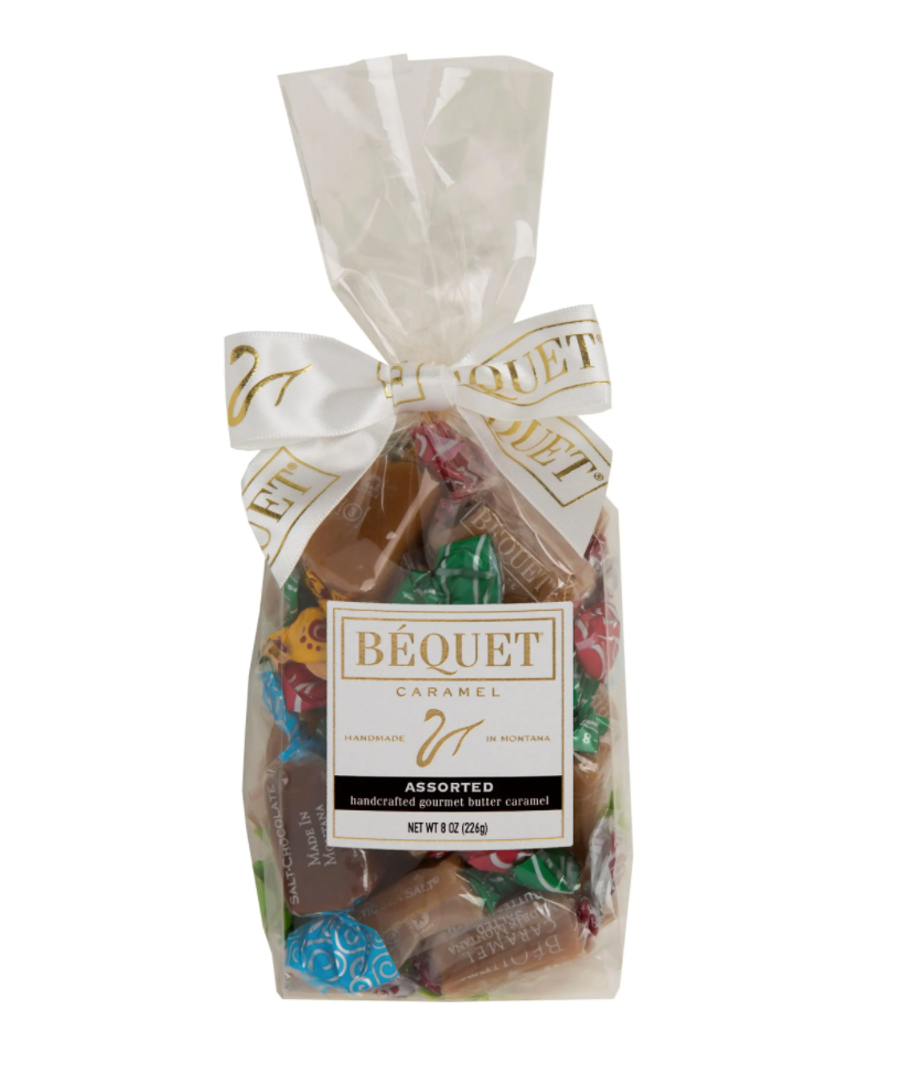 Béquet Confections - Wholesale Caramel - Béquet Gourmet Caramel 8 oz Gift Bag3