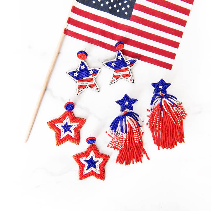 Golden Thread - Wholesale Tassel earrings - Baby You're A Firework Earrings2