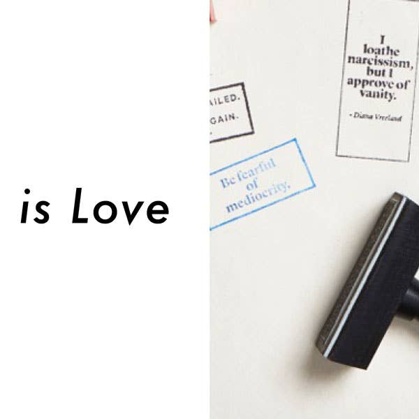 Wms&Co. - Vendita all'ingrosso Timbro in gomma/decorativo - Timbro di Gomma con Citazione Filosofica - Rettangolare40