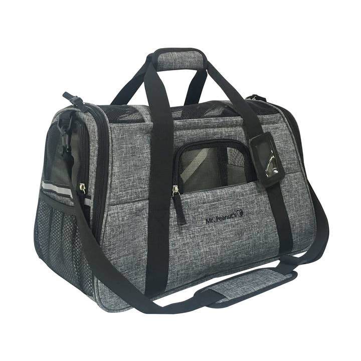 Mr. Peanut's Copper Series Airline Compliant Pet Carrier, Tall Profile Soft Sided Luxury Travel Tote for wholesale by Mr. Peanut's