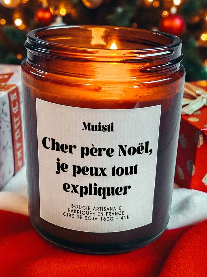 Scented Candle - Dear Santa, I can explain everything for wholesale by Muisti