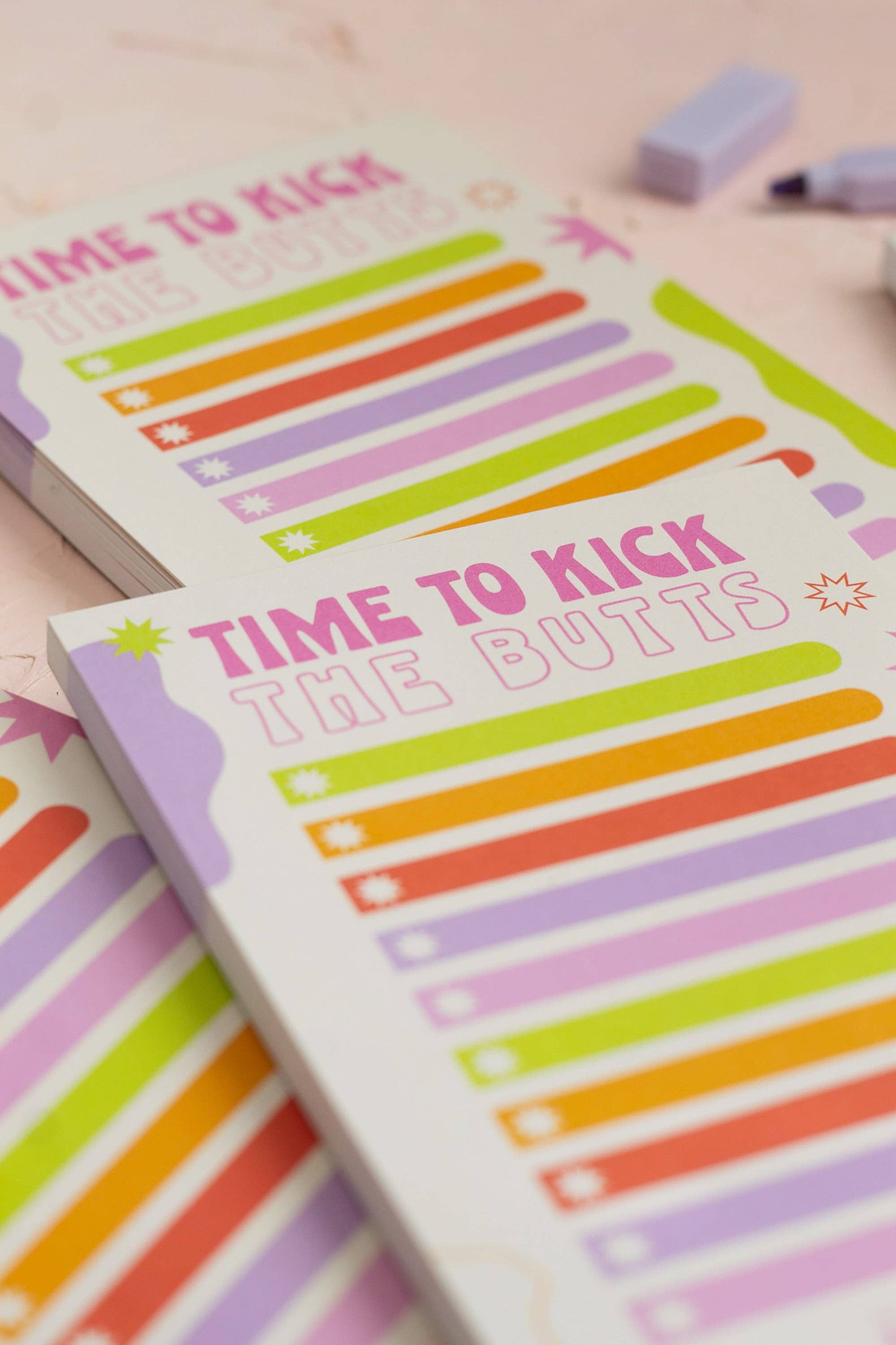 The Print Pantry - Wholesale Notepad - Kick the Butts Notepad3