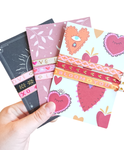 Sansira Jewelry - Vendita all'ingrosso Bracciale in tessuto/intrecciato - Braccialetto Nastro Testo Biglietto d'auguri Sole & Luna4