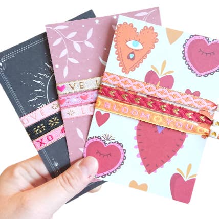 Sansira Jewelry - Wholesale Woven/Braided Bracelet - Bracelet Text Ribbon Greeting Card Sun & Moon4