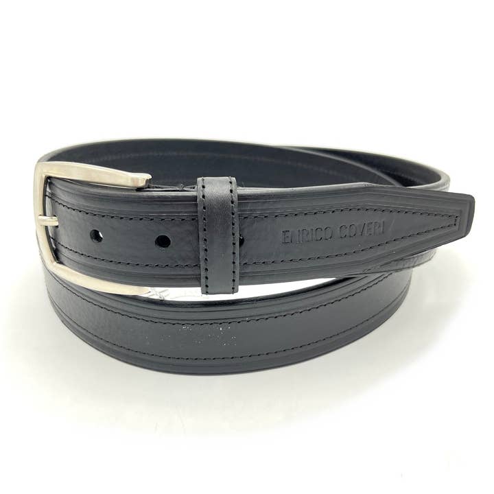 Suie Valentini srl - Wholesale Belt - Women's - Genuine leather belt, Made in Italy, Enrico Coveri, EC35034