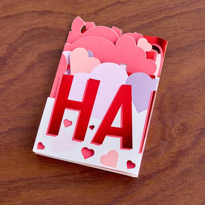 Lovepop Cards - Wholesale Valentine's Day Card - Happy Valentine's Day Loooooong Cardâ„¢ (Expands to 2 feet)