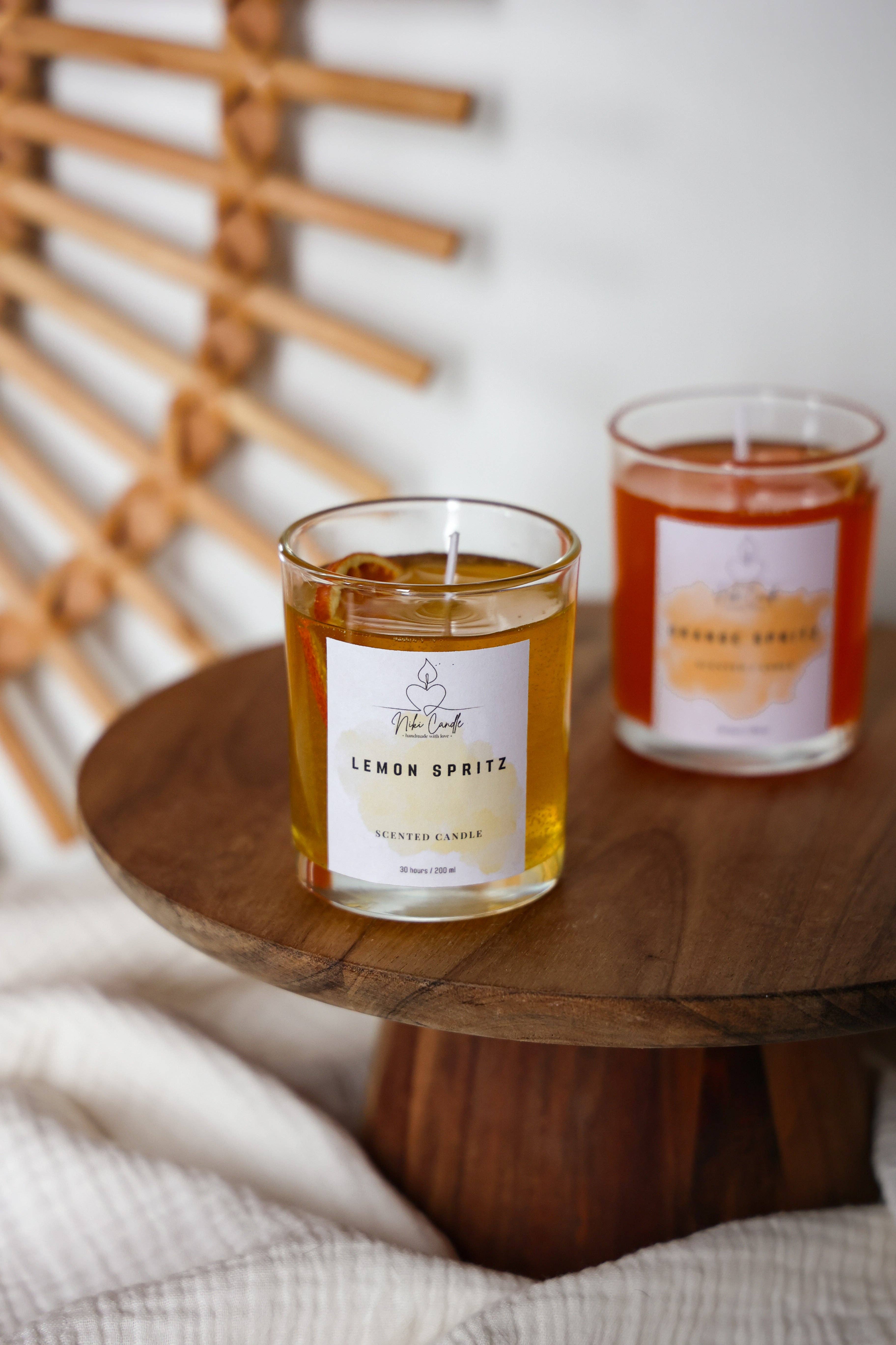 Niki Candle - Wholesale Jar/Filled Candle - Lemon Spritz4